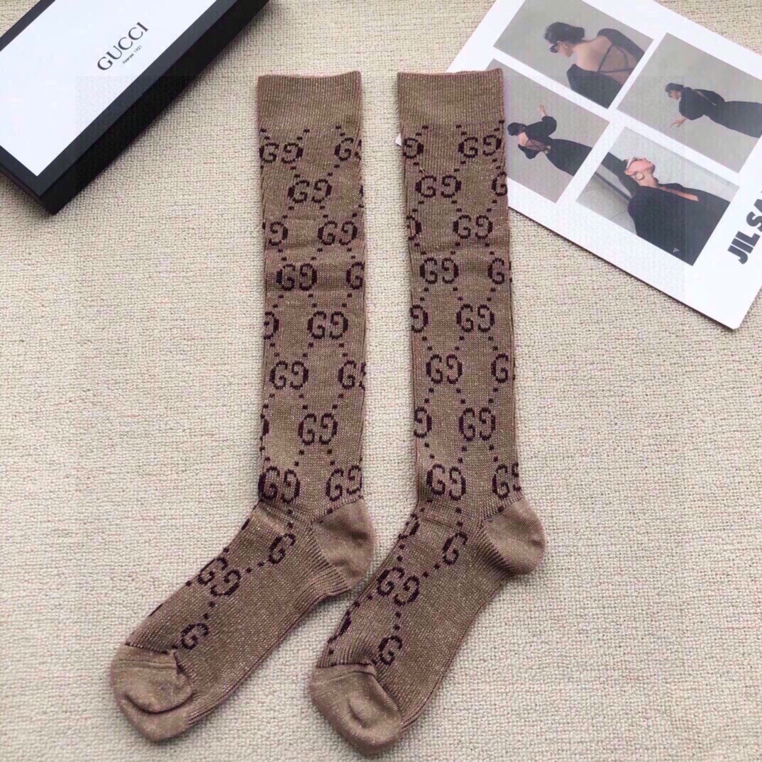 Bagsaaa Gvc*1 GG Ebony Brown Socks