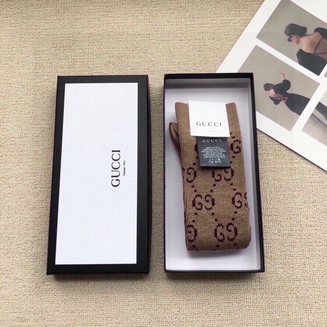 Bagsaaa Gvc*1 GG Ebony Brown Socks