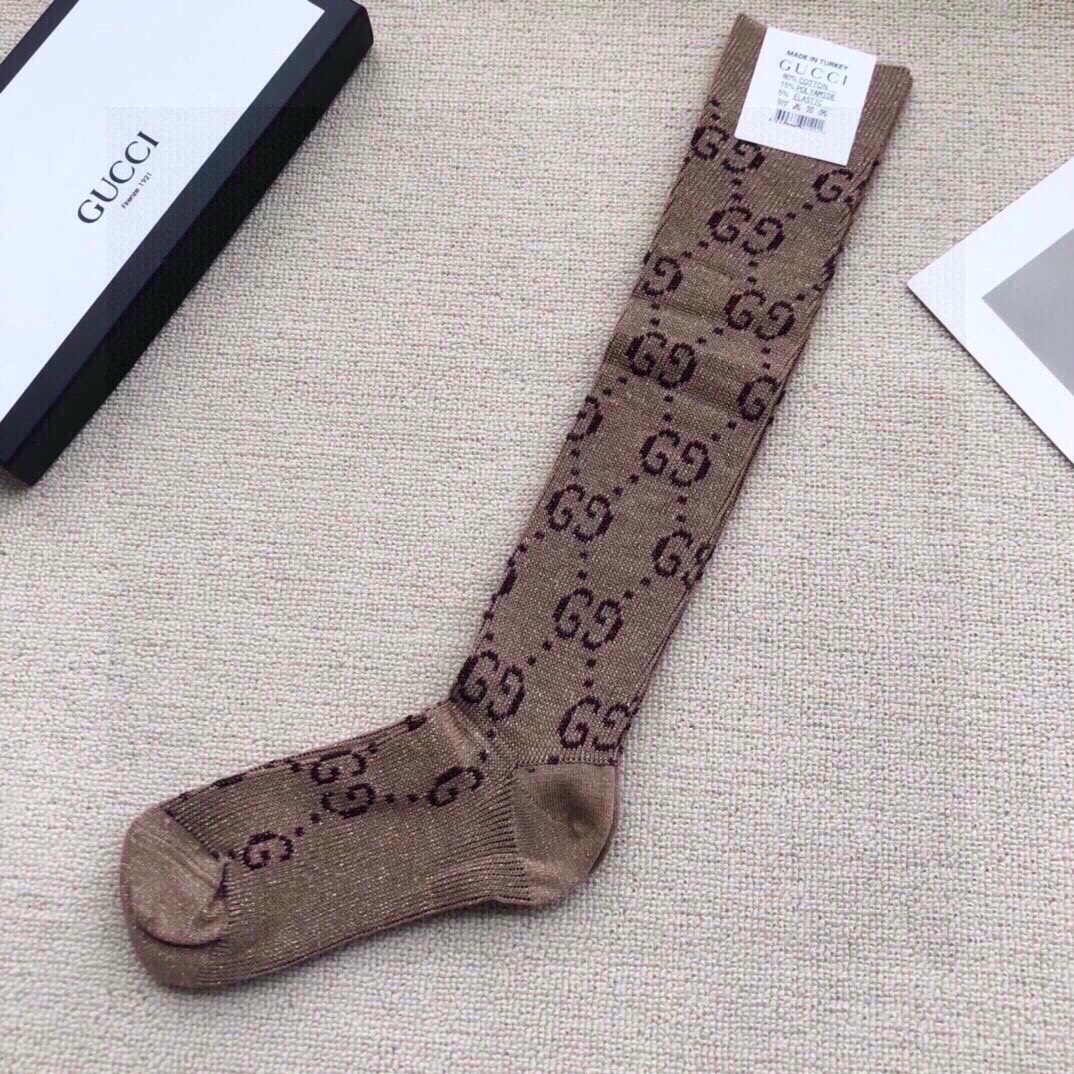 Bagsaaa Gvc*1 GG Ebony Brown Socks