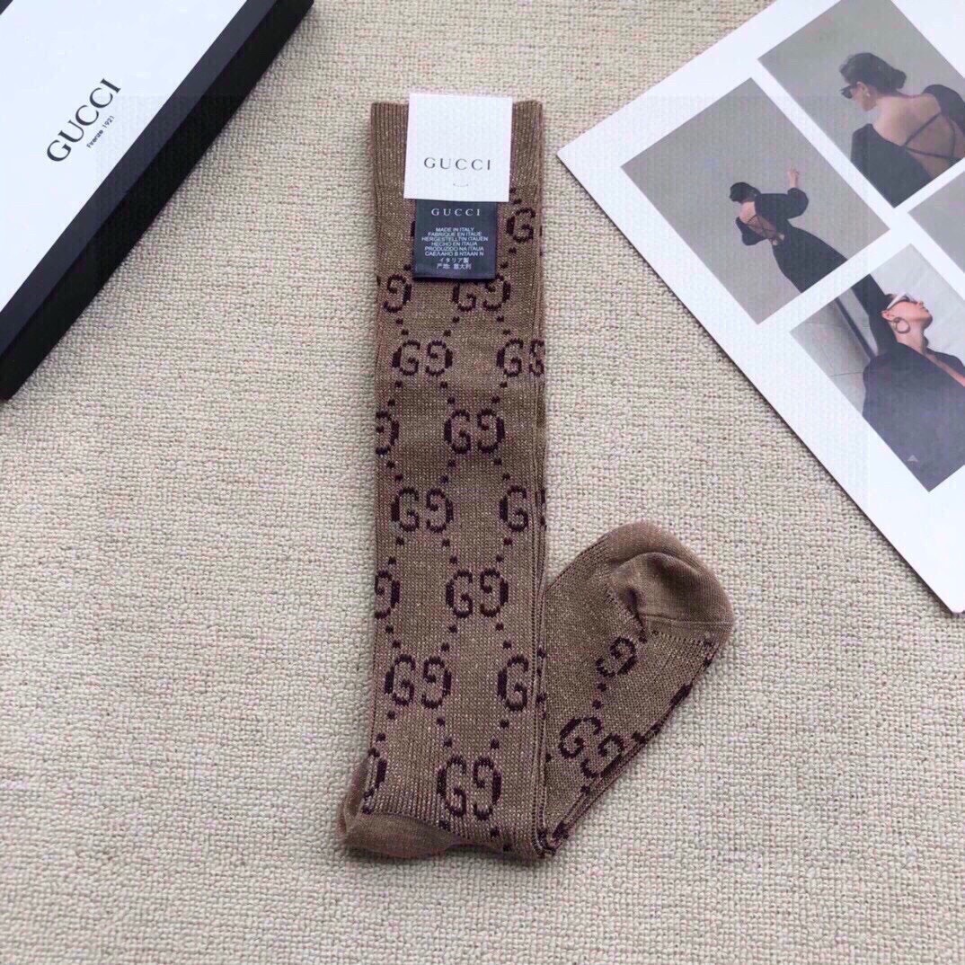Bagsaaa Gvc*1 GG Ebony Brown Socks