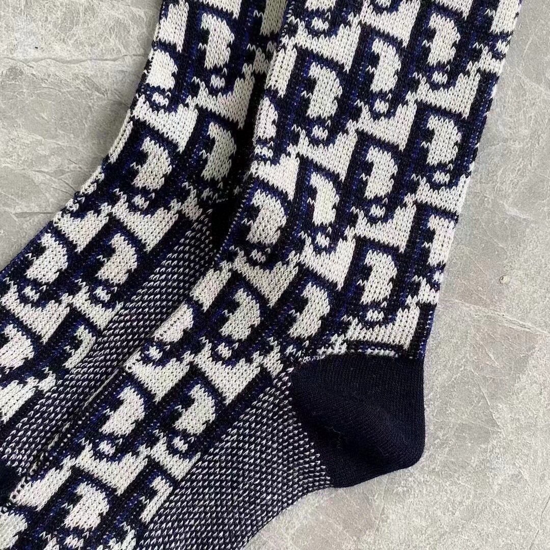 Bagsaaa D10r Oblique Black Socks