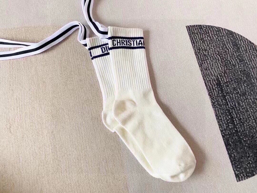 Bagsaaa D10r Black & White Socks