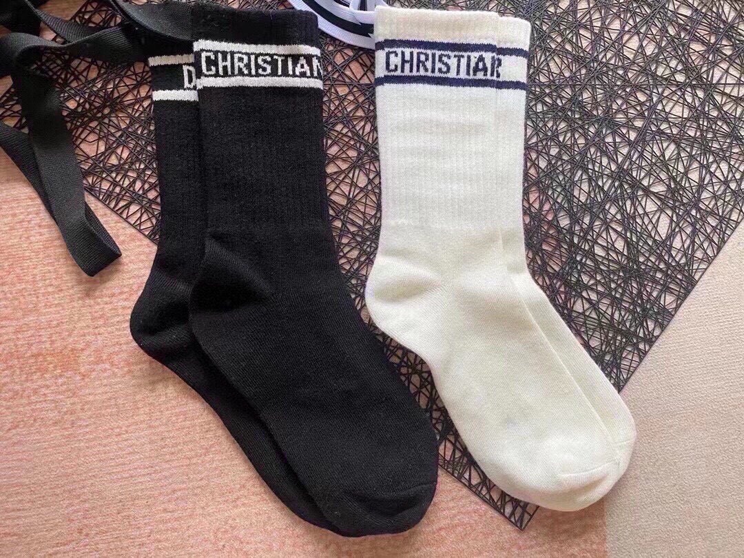 Bagsaaa D10r Black & White Socks