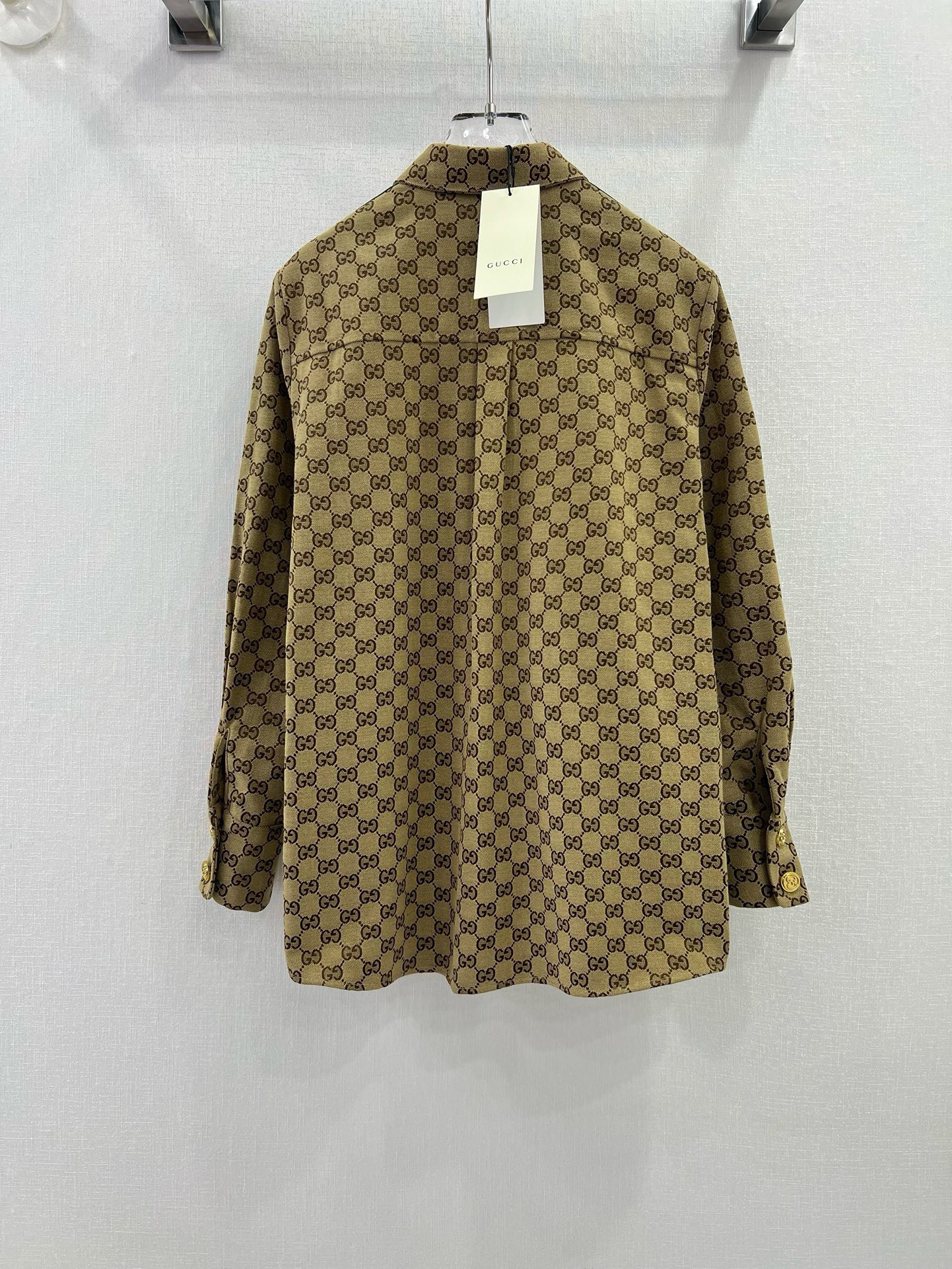 Bagsaaa Gvc*1 Oversized Shirt GG Ebony
