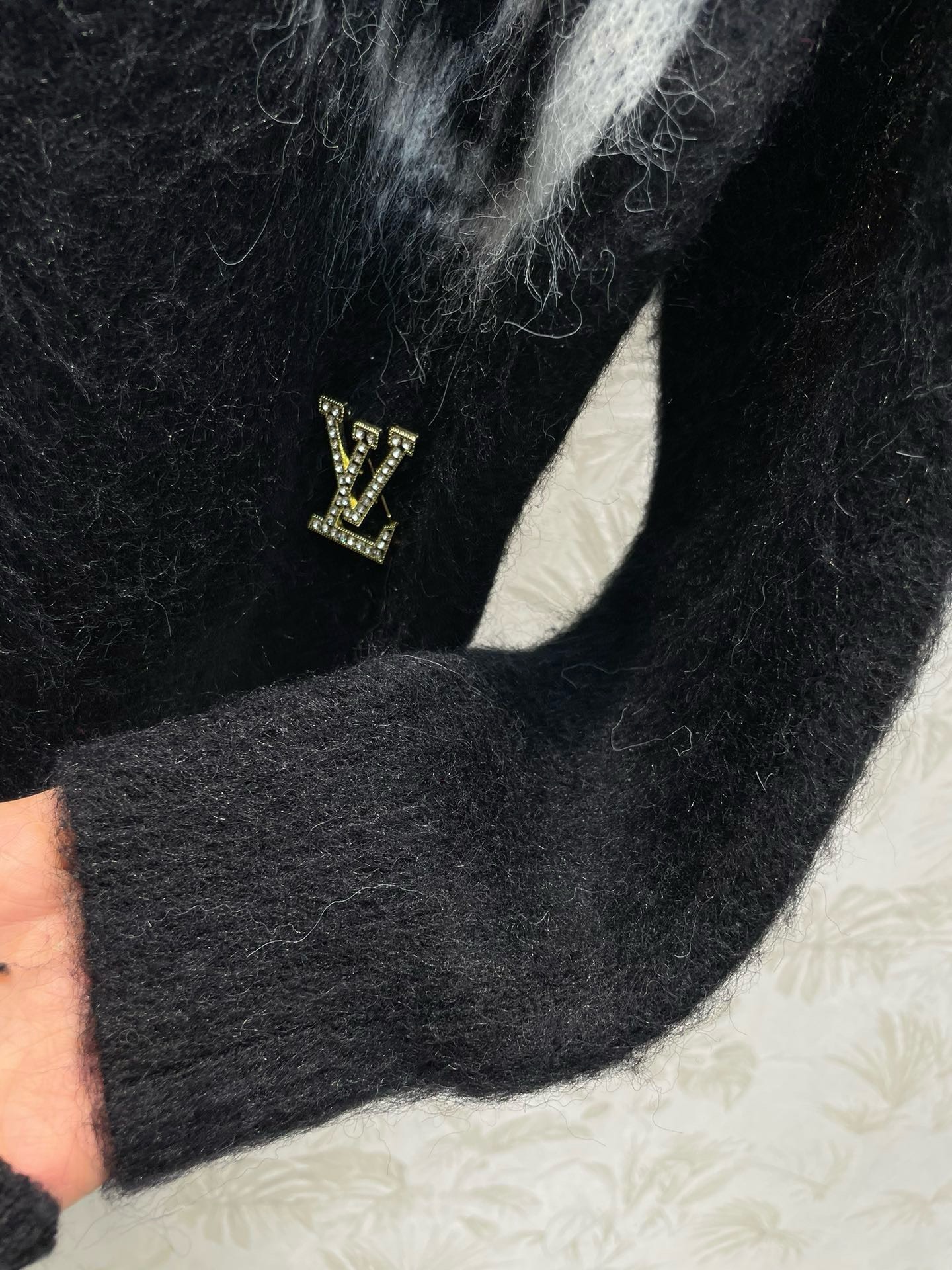 Bagsaaa L0vis Vuitoon Sweatshirt Black