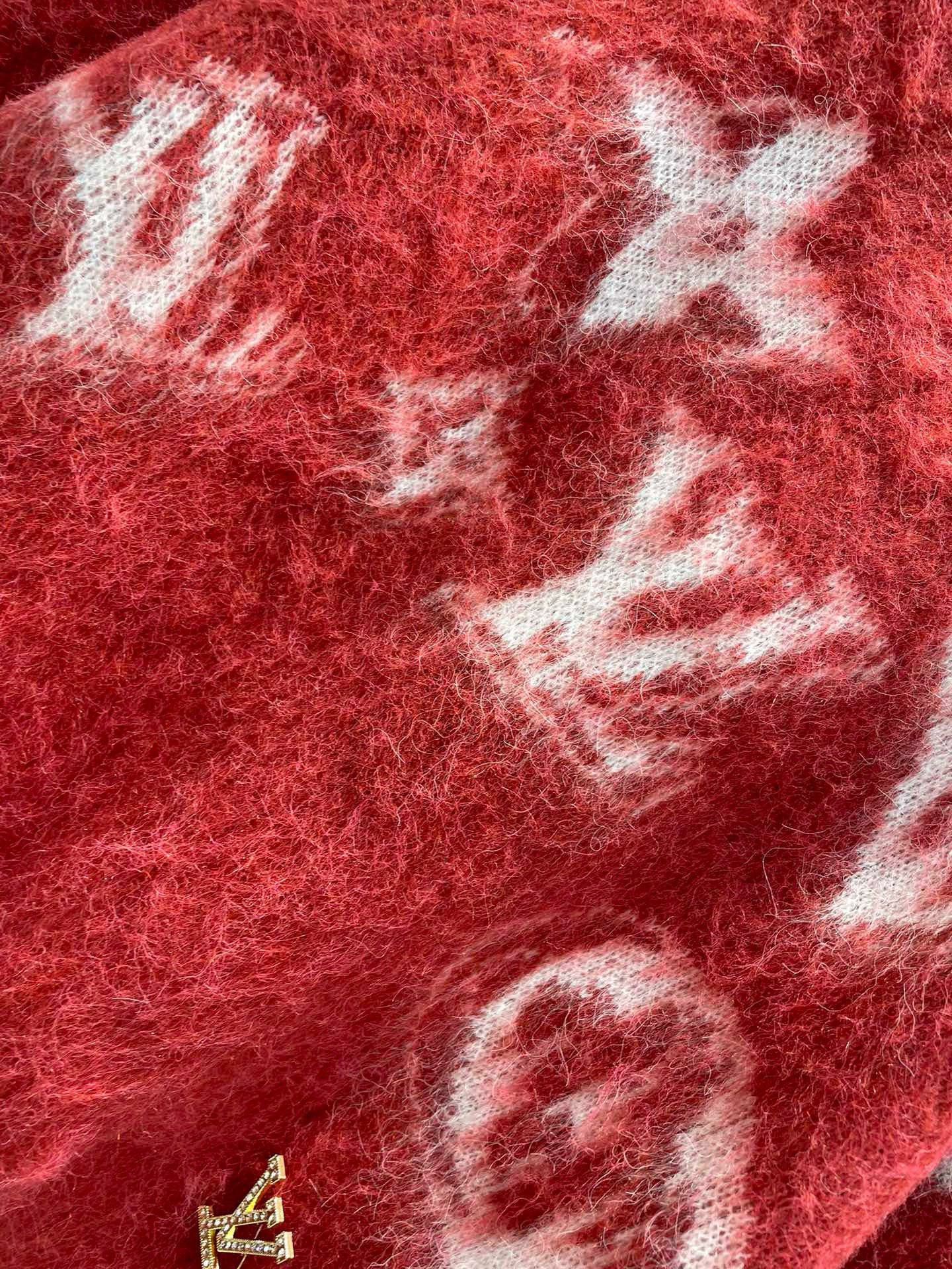 Bagsaaa L0vis Vuitoon Sweatshirt Red