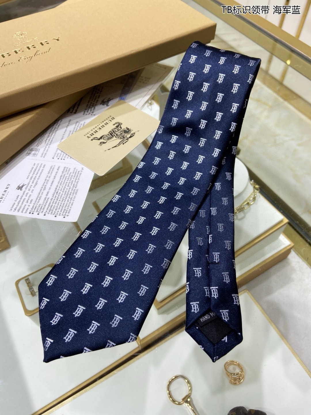 Bagsaaa Bv*b*rry Men Ties Black & Blue
