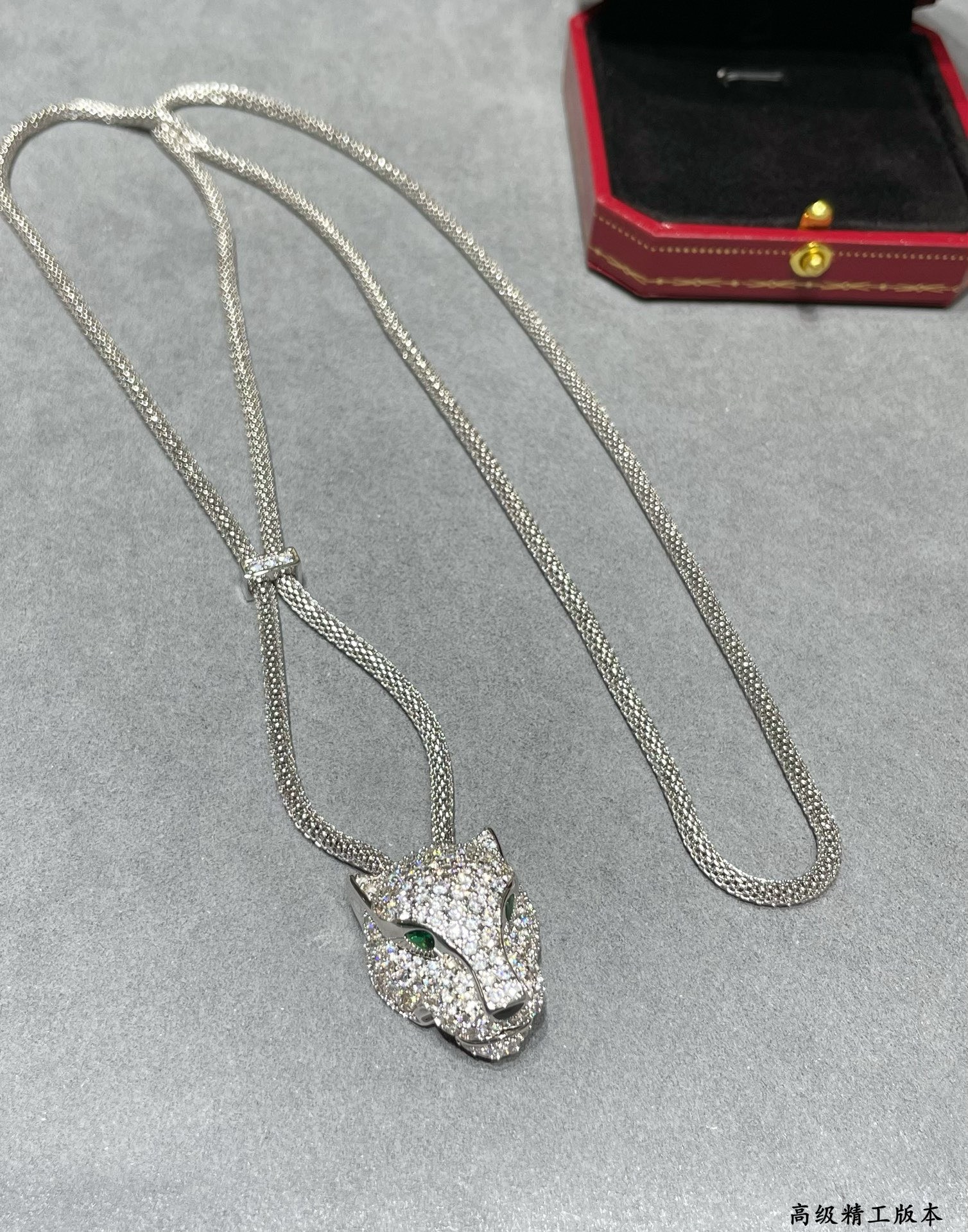 Bagsaaa Ca*t1er Panthere D1am0nd & 18K Necklace