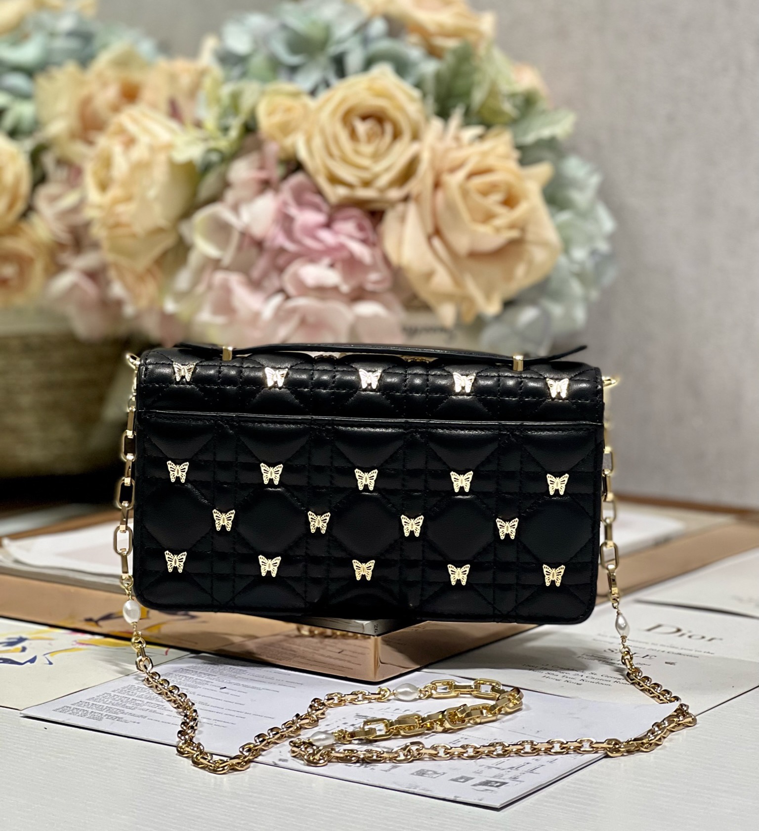 Bagsaaa D10r Miss D10r Black Bag - 21 x 11.5 x 4.5cm