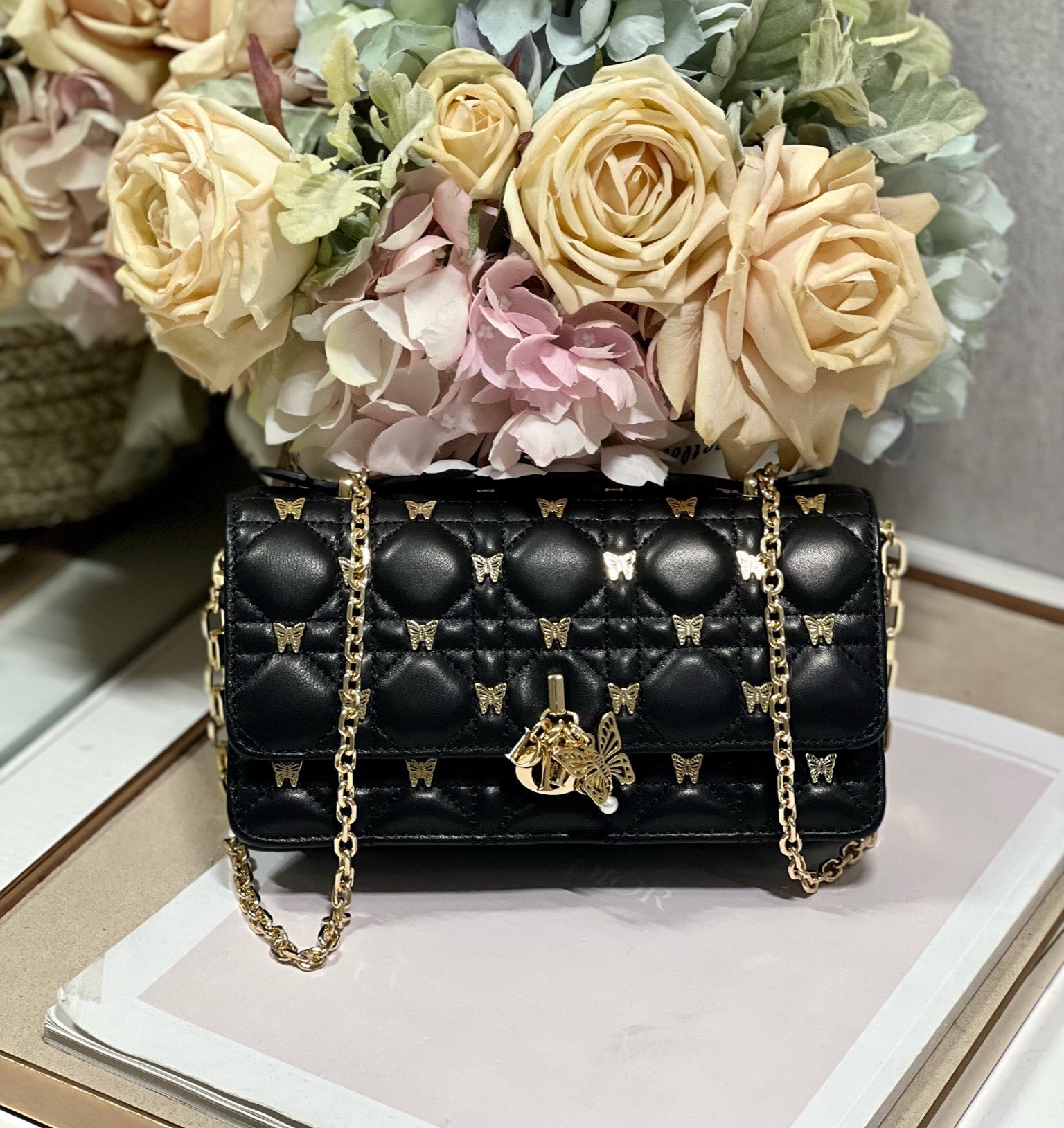 Bagsaaa D10r Miss D10r Black Bag - 21 x 11.5 x 4.5cm