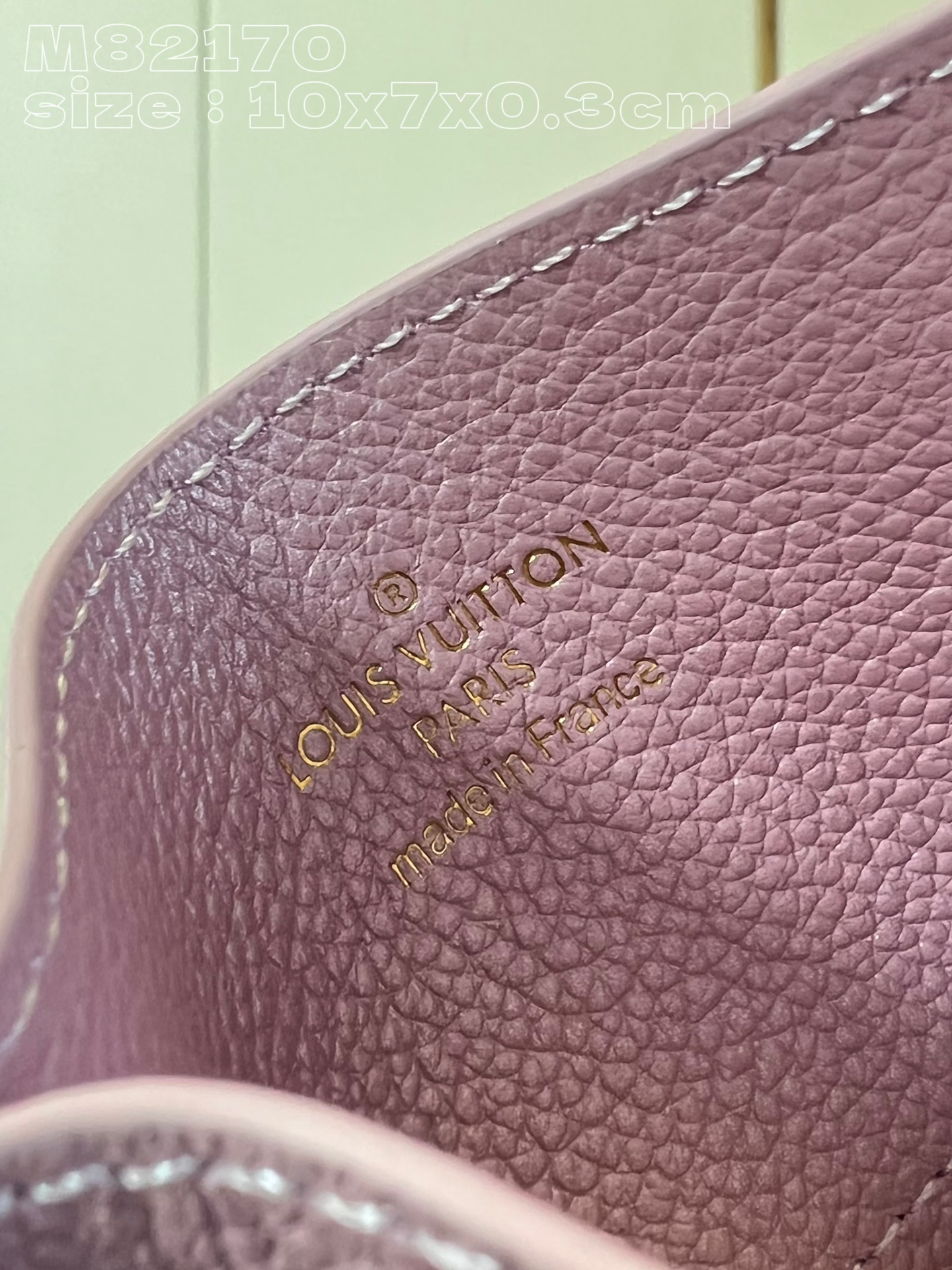 Bagsaaa L0vis Vvtt0n Charms Monogram Empreinte Pink Card Holder