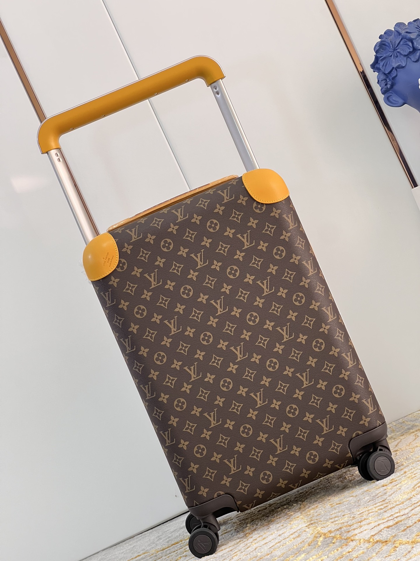 Bagsaaa L0vis Vvtt0n Monogram canvas Rolling Luggage Yellow - 35*23*53CM