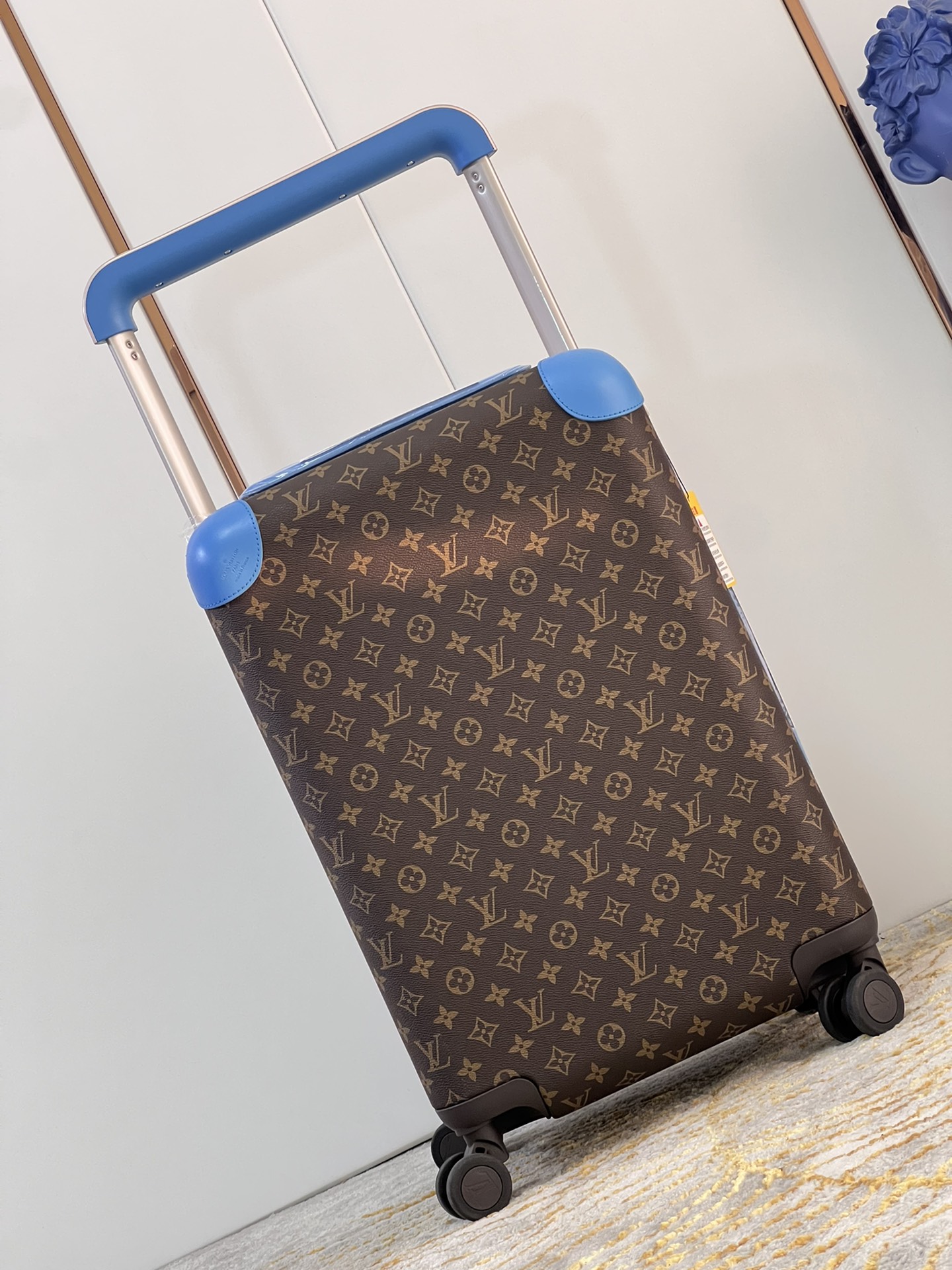 Bagsaaa L0vis Vvtt0n Monogram canvas Rolling Luggage Blue - 35*23*53CM