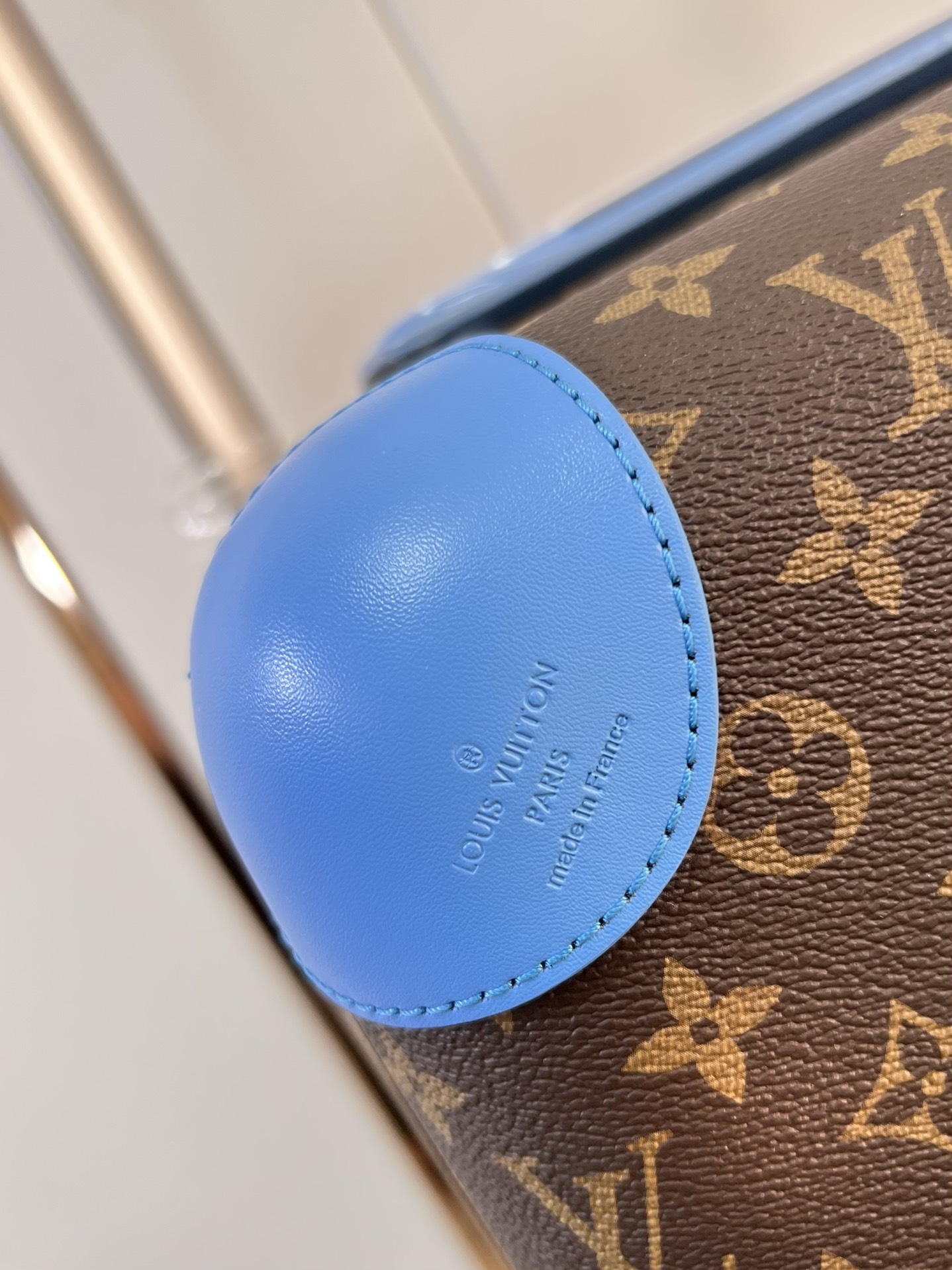 Bagsaaa L0vis Vvtt0n Monogram canvas Rolling Luggage Blue - 35*23*53CM