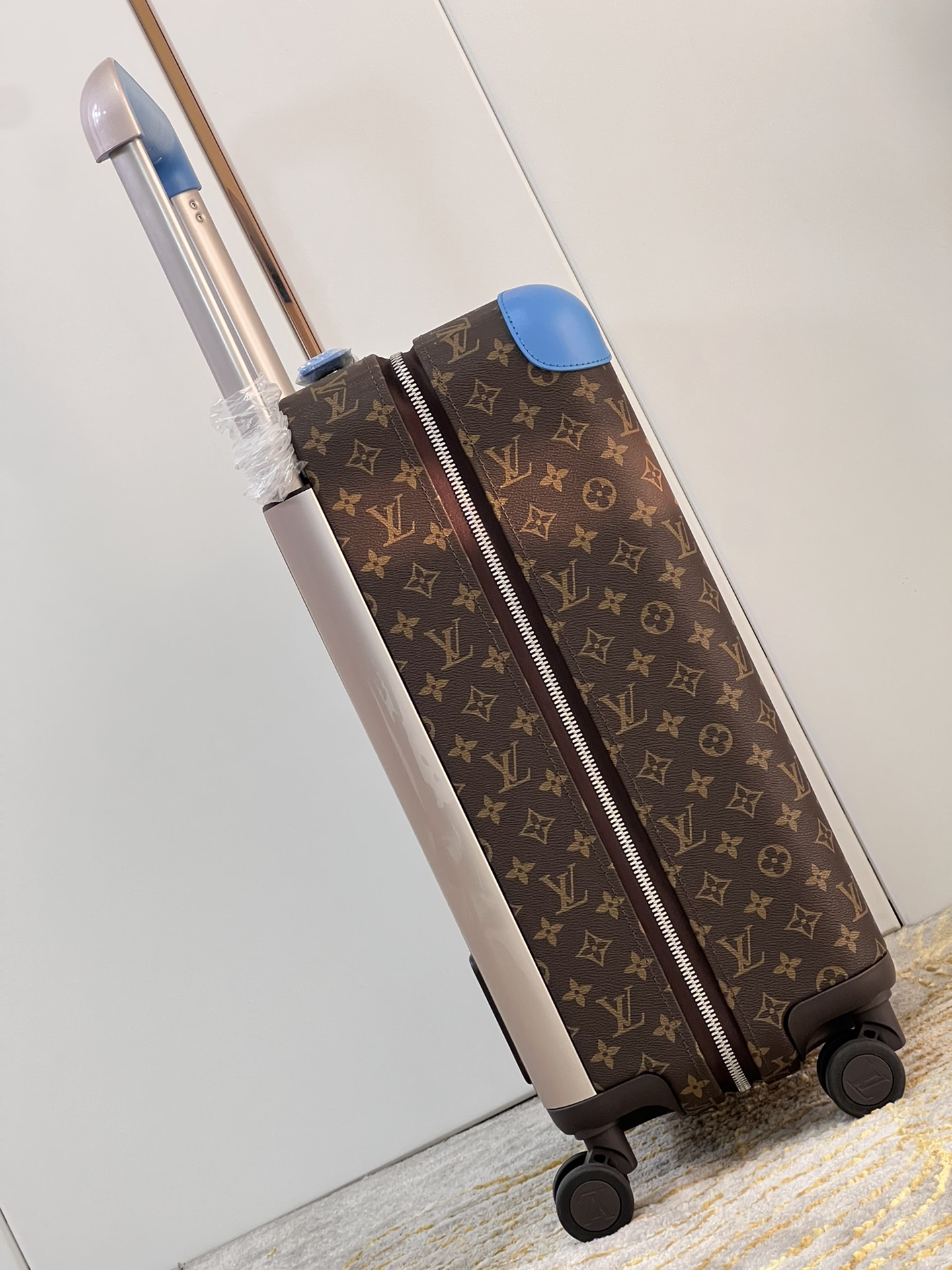 Bagsaaa L0vis Vvtt0n Monogram canvas Rolling Luggage Blue - 35*23*53CM