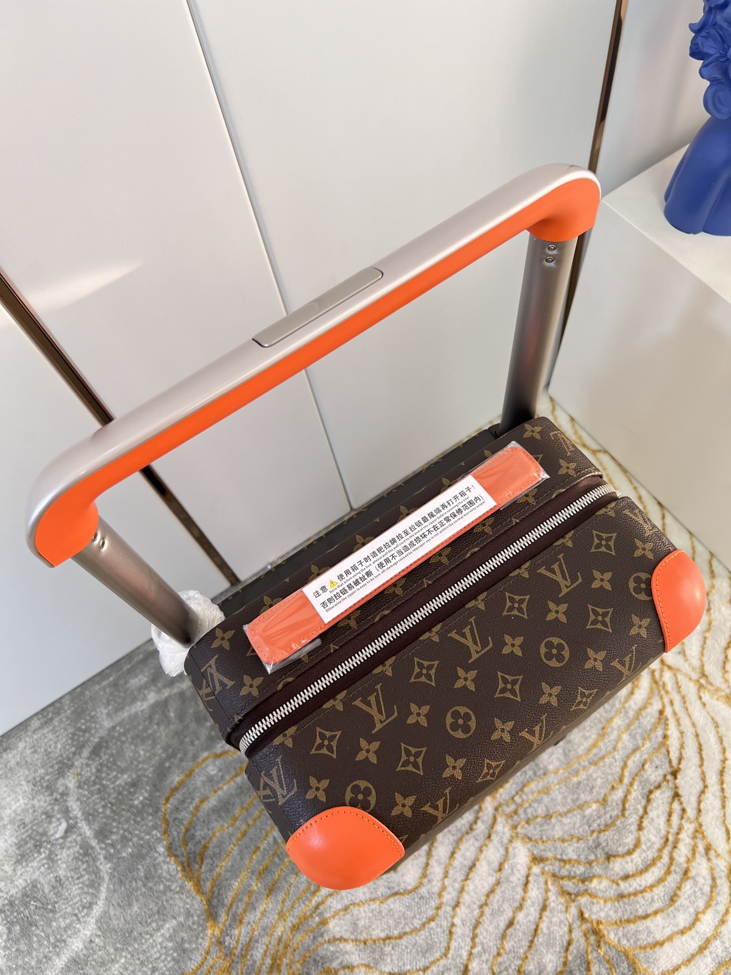 Bagsaaa L0vis Vvtt0n Monogram canvas Rolling Luggage Orange - 35*23*53CM