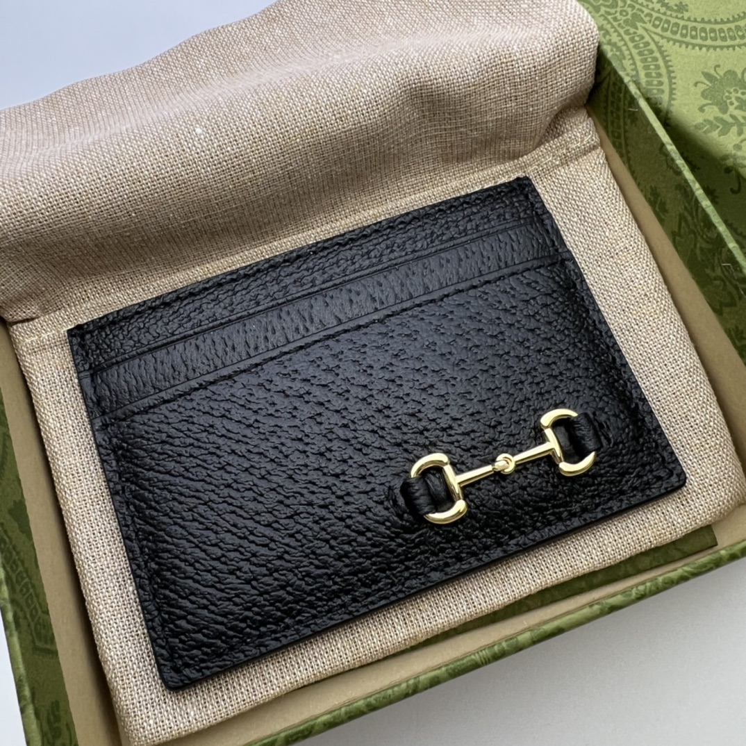 Bagsaaa Gvc*1 Horsebit Card Holder - 10*7CM