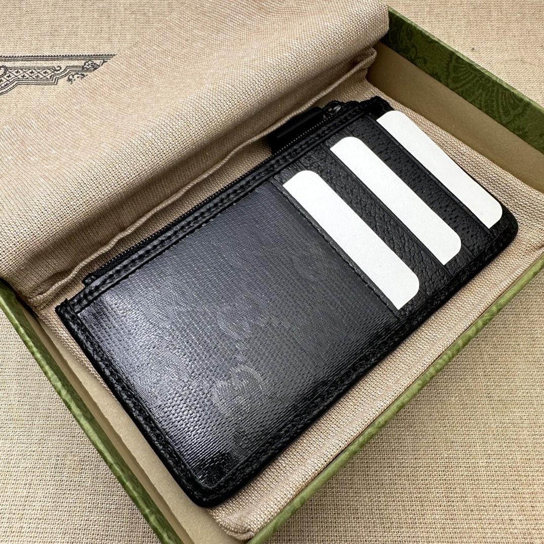 Bagsaaa Gvc*1 Card Holder GG Ebony - 14*7.5CM