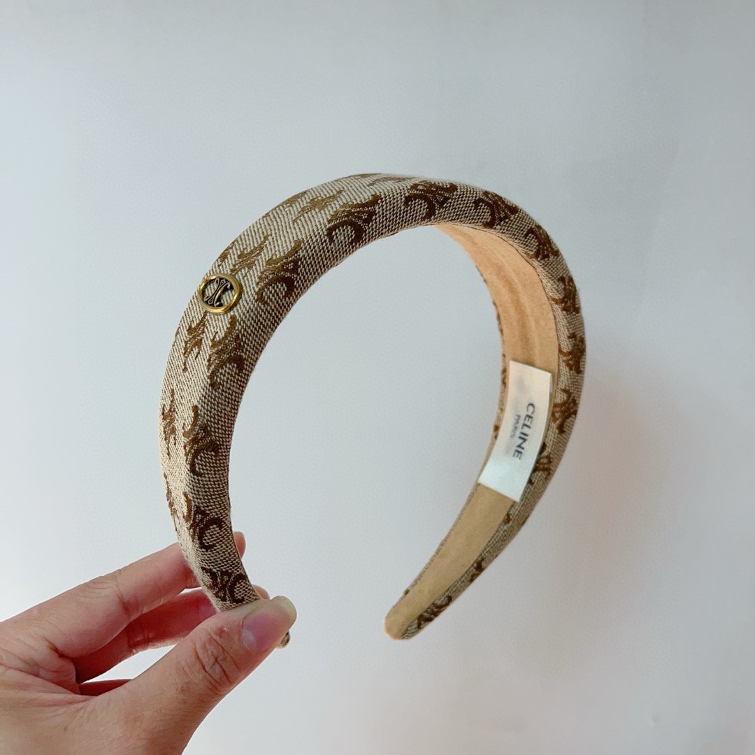 Bagsaaa Ce1i*e Triomphe Brown Headband