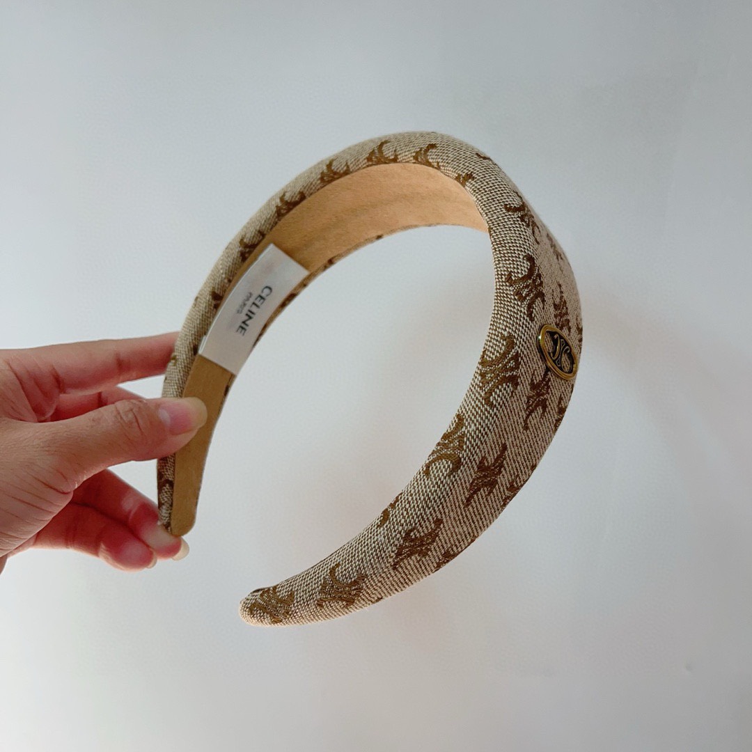 Bagsaaa Ce1i*e Triomphe Brown Headband