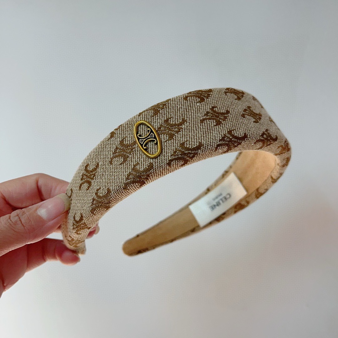 Bagsaaa Ce1i*e Triomphe Brown Headband