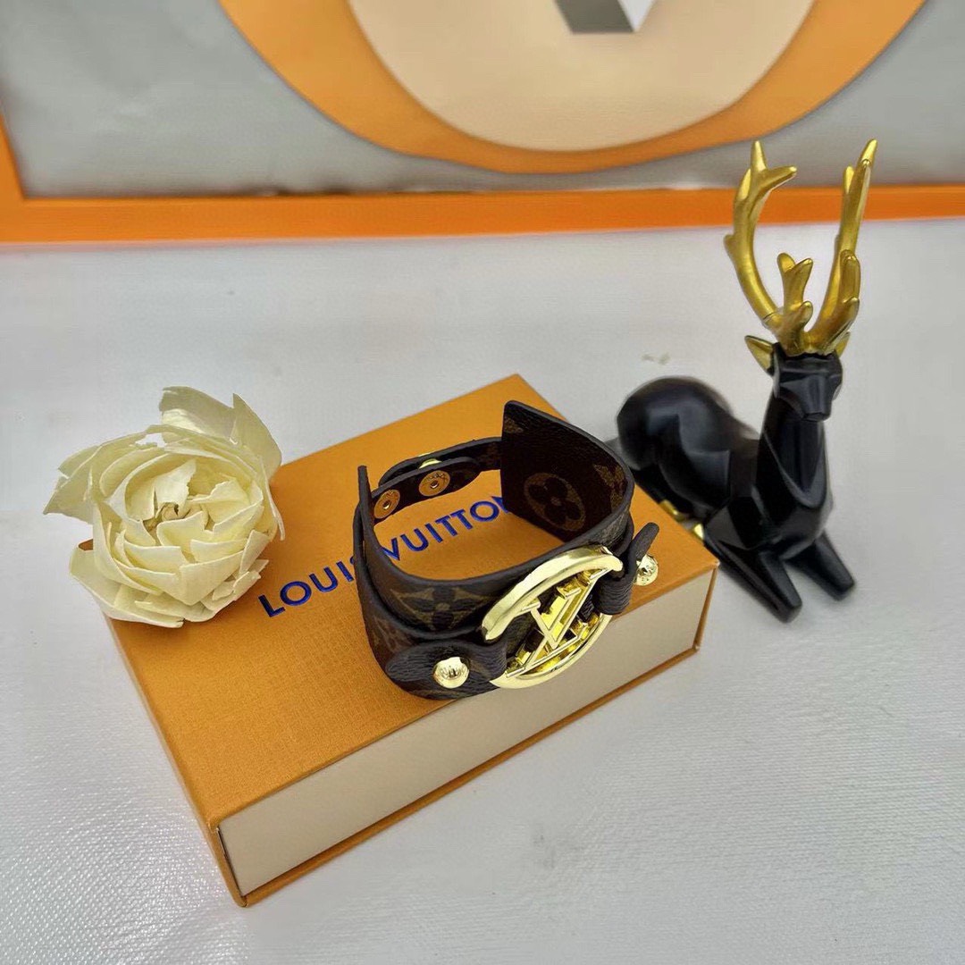 Bagsaaa L0vis Vvtt0n Bijoux BraceletNoir d