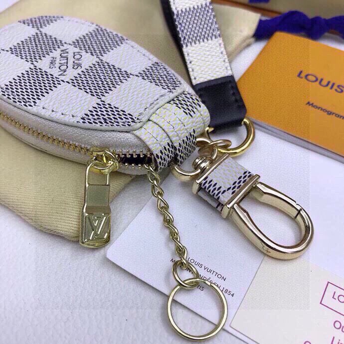 Bagsaaa L0vis Vvtt0n Key Holder Daimer Azur