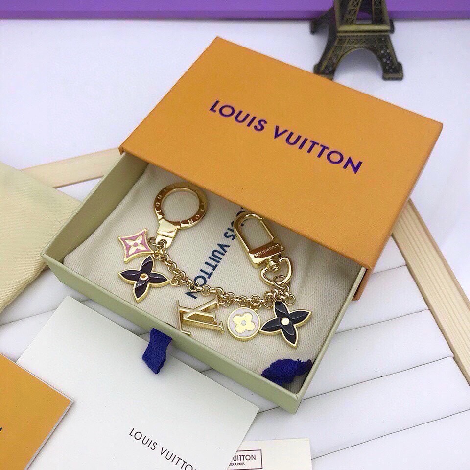 Bagsaaa L0vis Vvtt0n Fleur de Monogram Bag Charm