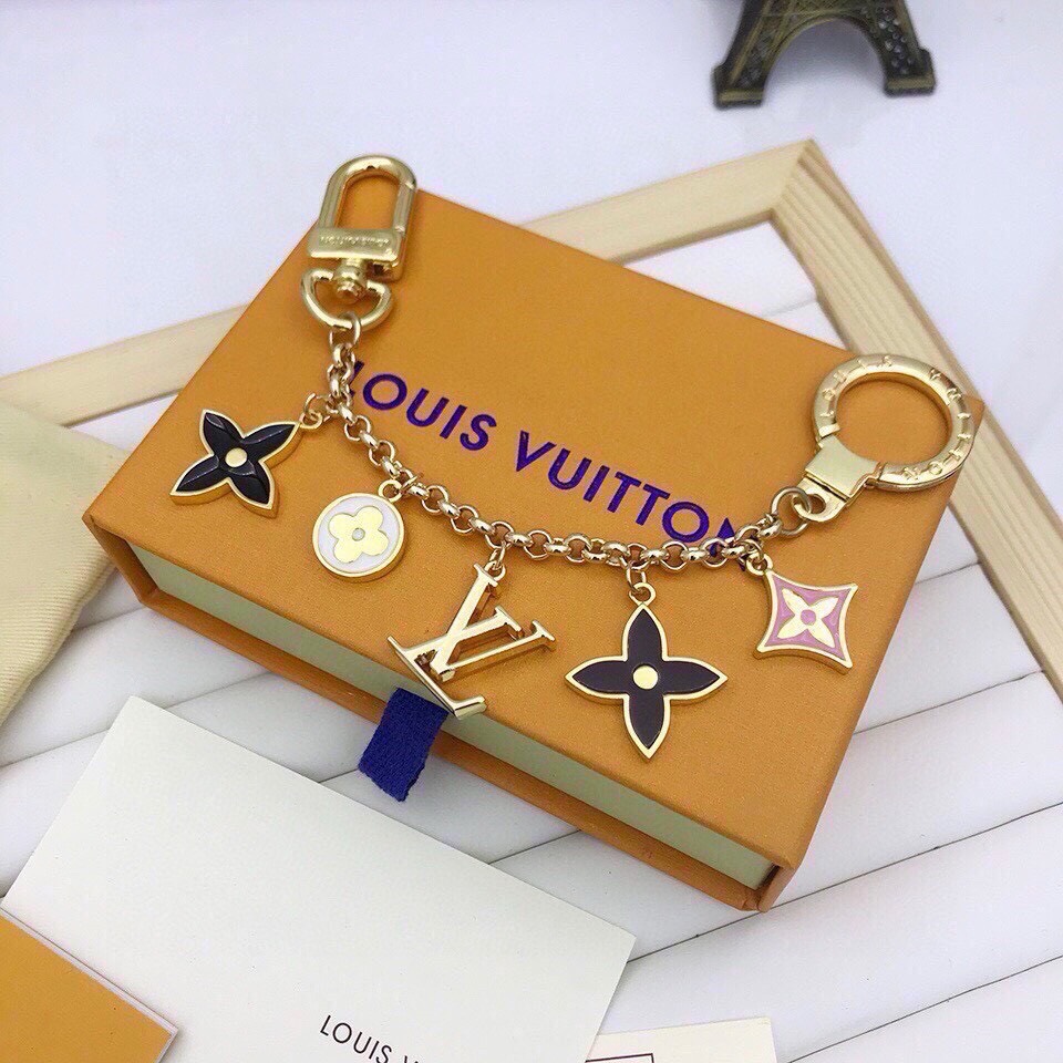 Bagsaaa L0vis Vvtt0n Fleur de Monogram Bag Charm