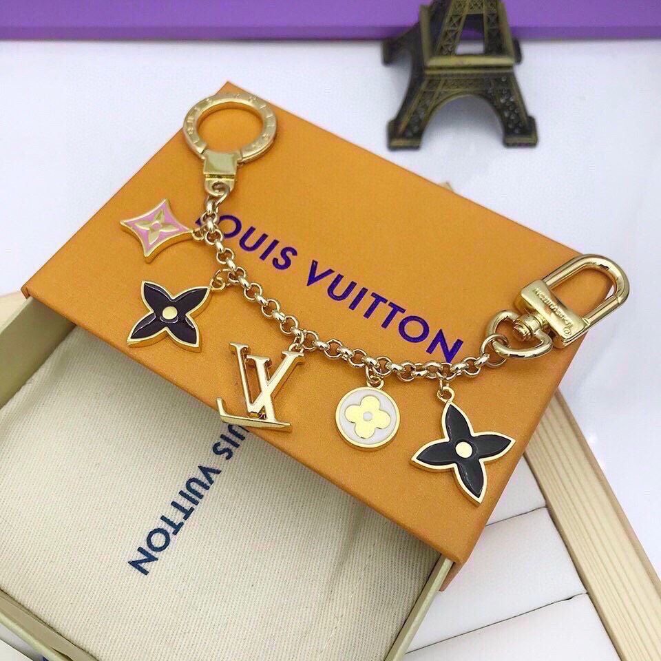 Bagsaaa L0vis Vvtt0n Fleur de Monogram Bag Charm