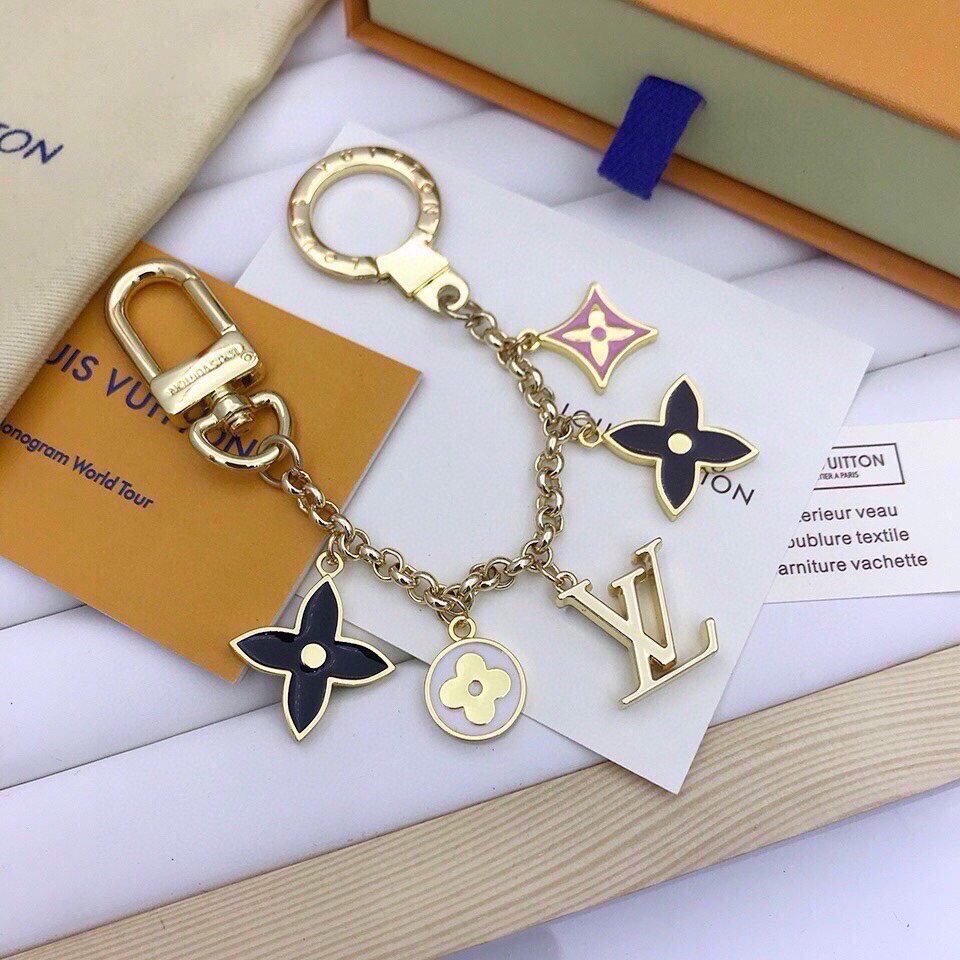 Bagsaaa L0vis Vvtt0n Fleur de Monogram Bag Charm