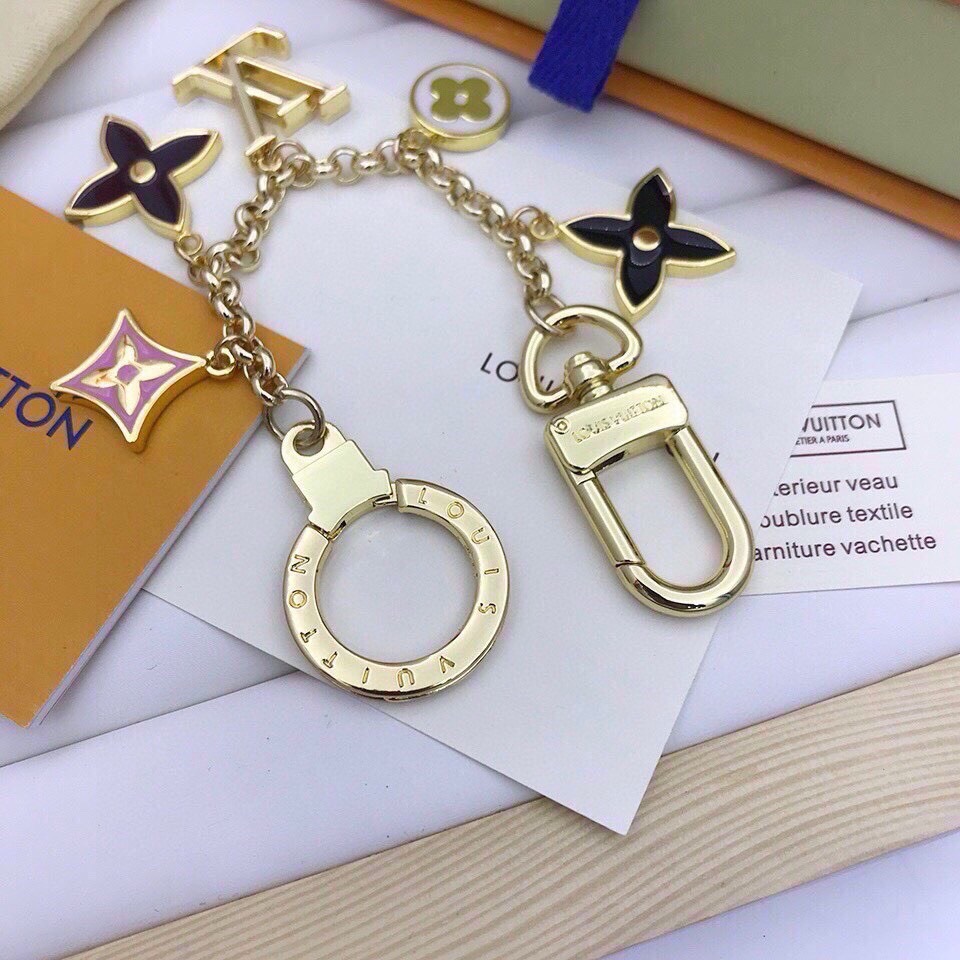 Bagsaaa L0vis Vvtt0n Fleur de Monogram Bag Charm