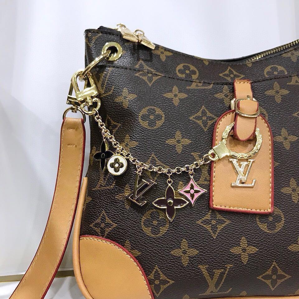 Bagsaaa L0vis Vvtt0n Fleur de Monogram Bag Charm