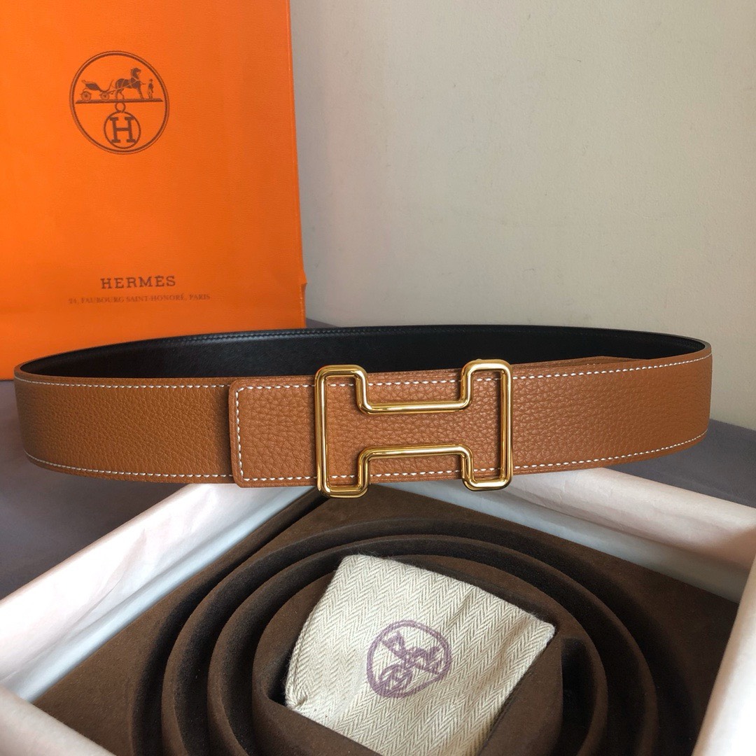 Bagsaaa H**me5 Brown Belt 38mm