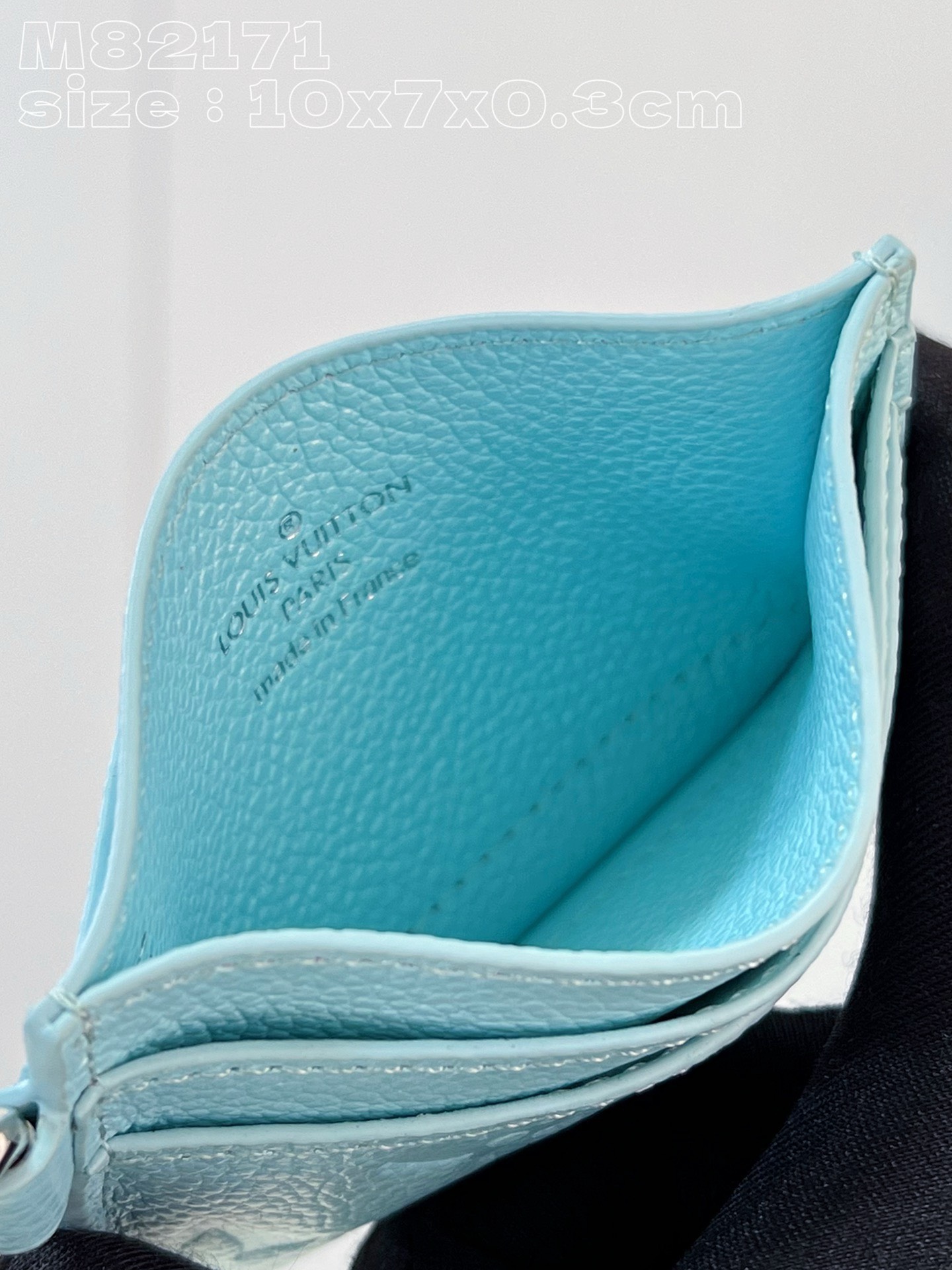 Bagsaaa L0vis Vvtt0n Charms Monogram Empreinte Blue Card Holder