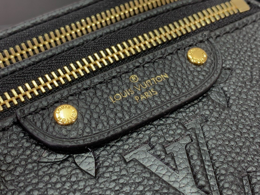 Bagsaaa L0vis Vvtt0n Mini Bumbag Black - 17x12x9.5cm