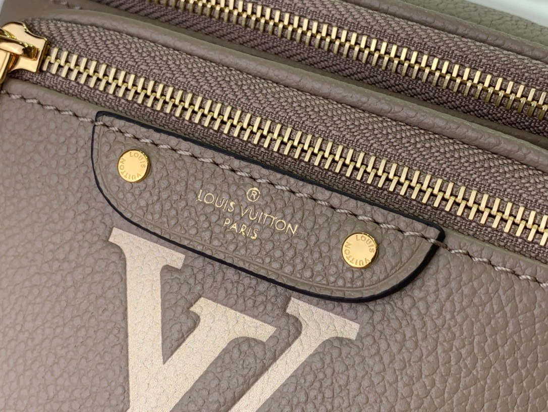 Bagsaaa L0vis Vvtt0n Mini Bumbag Taupe - 17x12x9.5cm