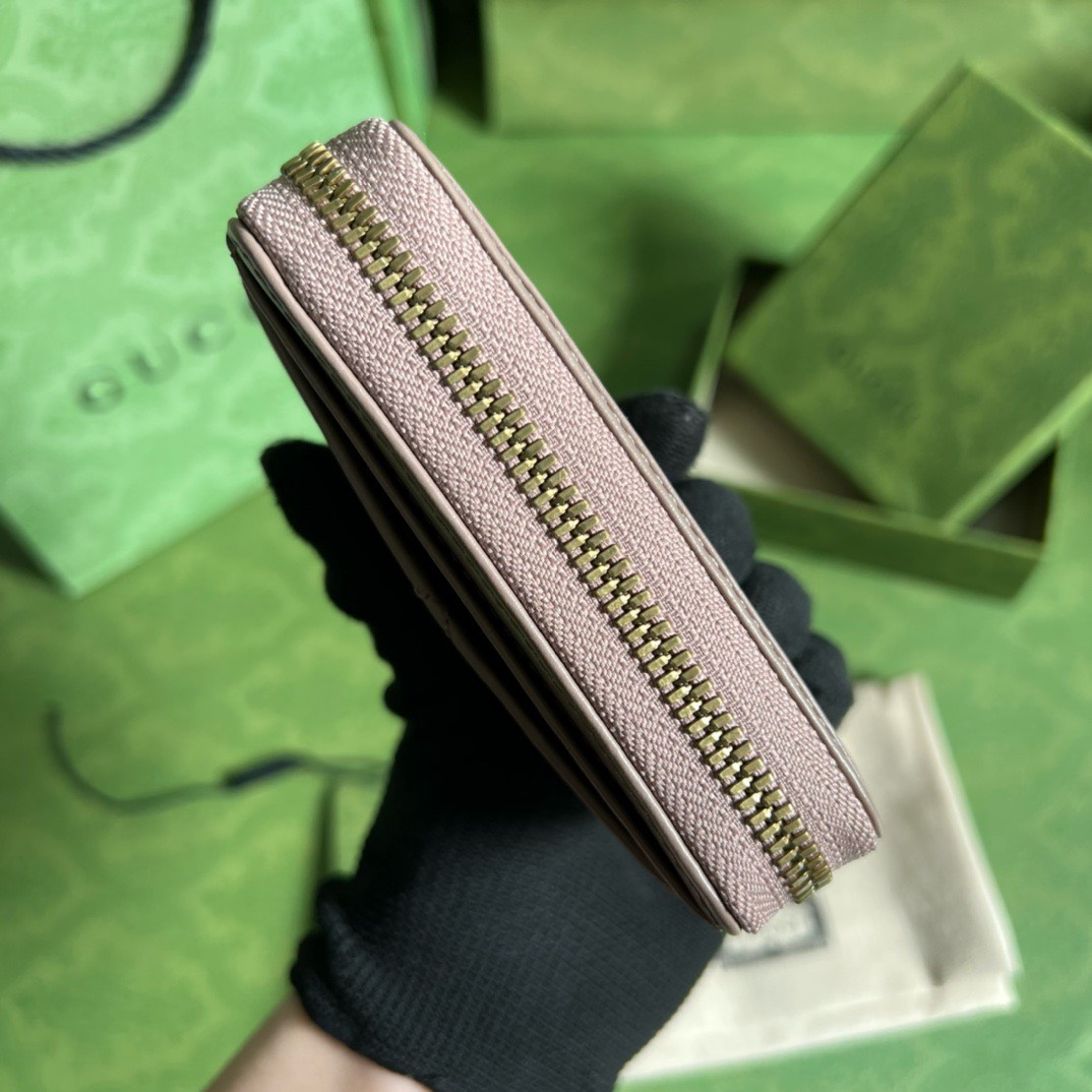 Bagsaaa Gvc*1 Marmont Dust Pink Wallet