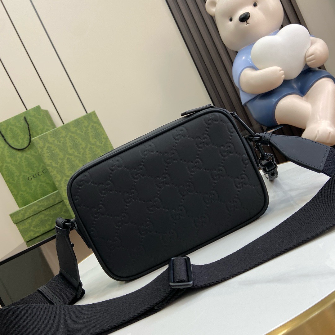 Bagsaaa Gvc*1 Crossbody Black Jumbo GG Ebony Bag