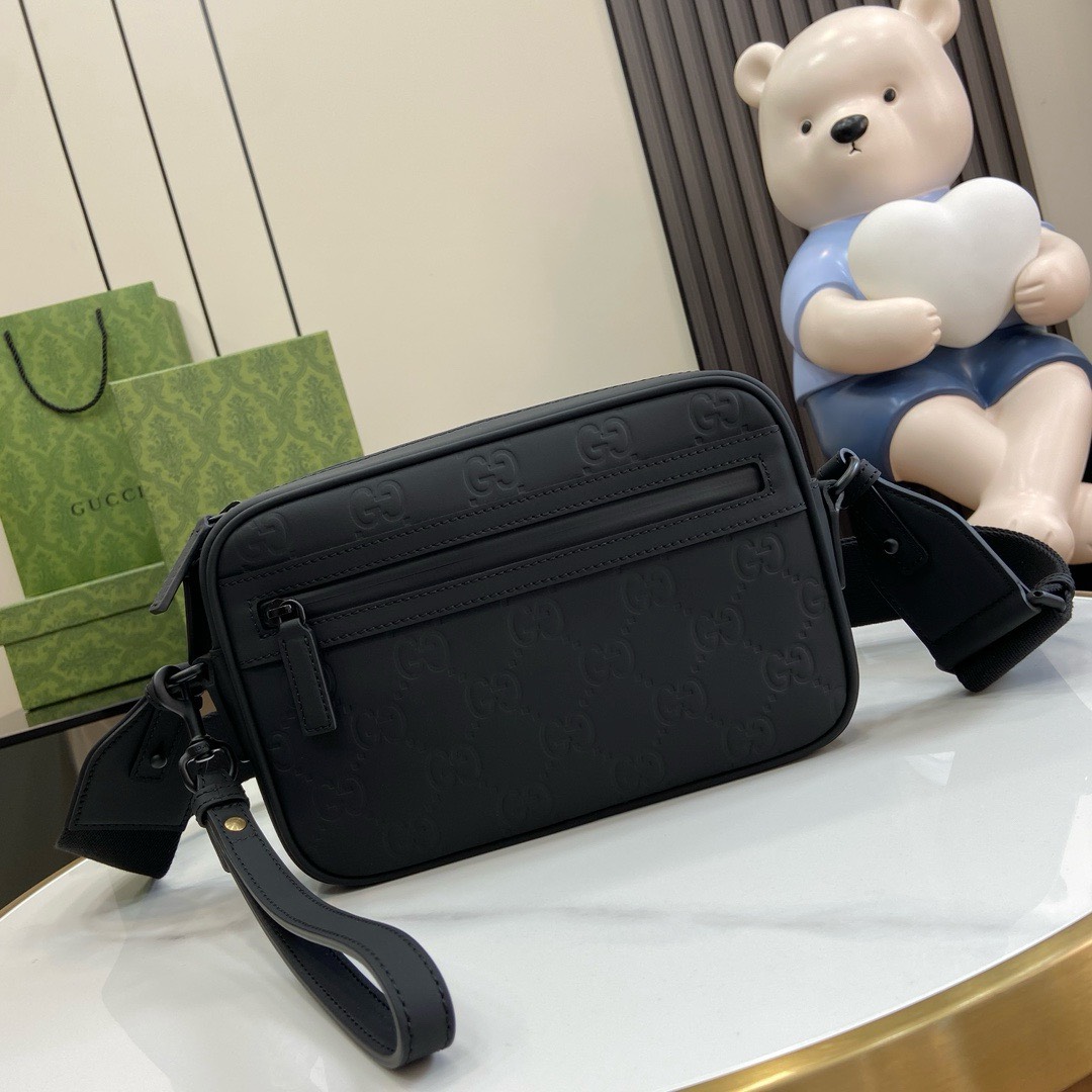 Bagsaaa Gvc*1 Crossbody Black Jumbo GG Ebony Bag