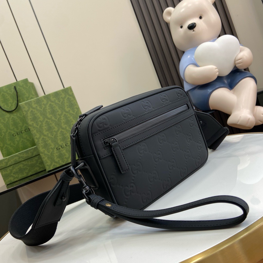Bagsaaa Gvc*1 Crossbody Black Jumbo GG Ebony Bag