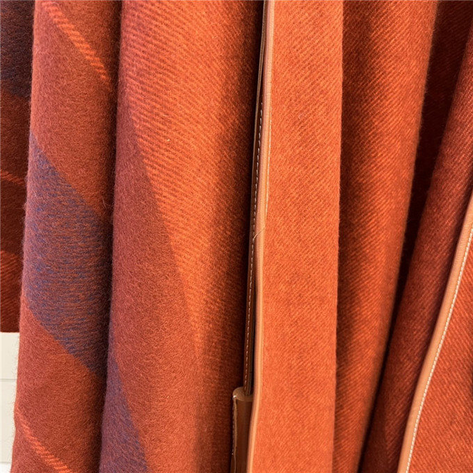 Bagsaaa H**me5 Poncho In Orange 171cm x 142cm