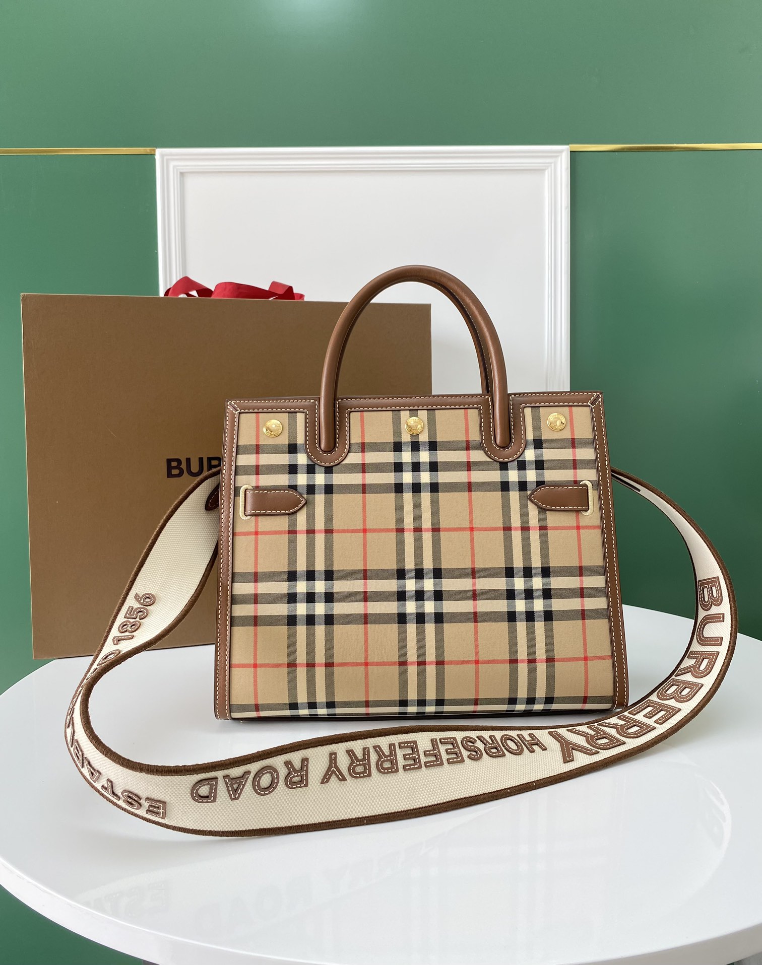 Bagsaaa Bv*b*rry Double Handle Bag Archive Beige