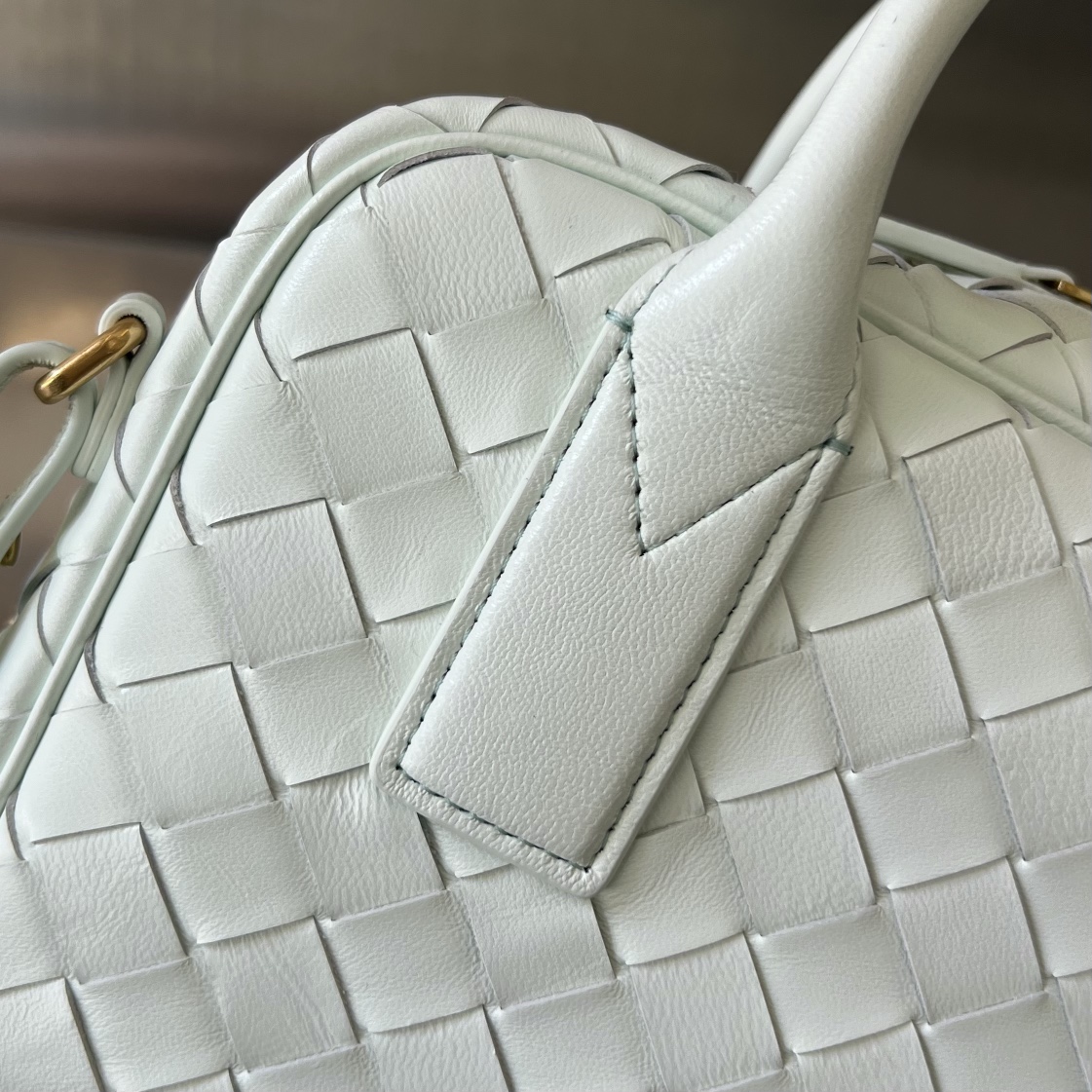 Bagsaaa B0tt*ga Ven*ta Small Getaway Mint - 23.5x17.5x9cm