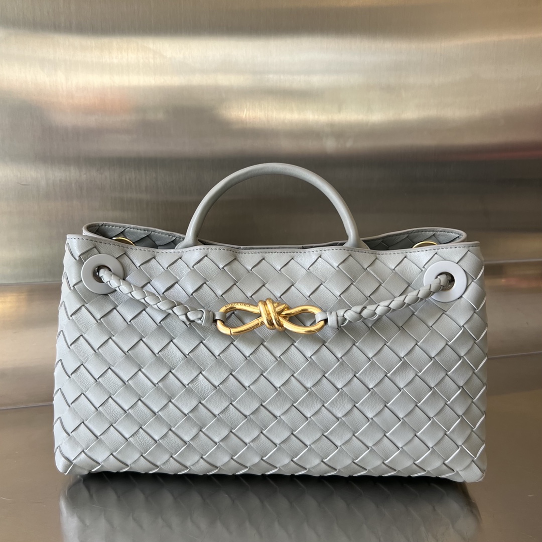 Bagsaaa B0tt*ga Ven*ta Andiamo Grey - 29x18x10cm