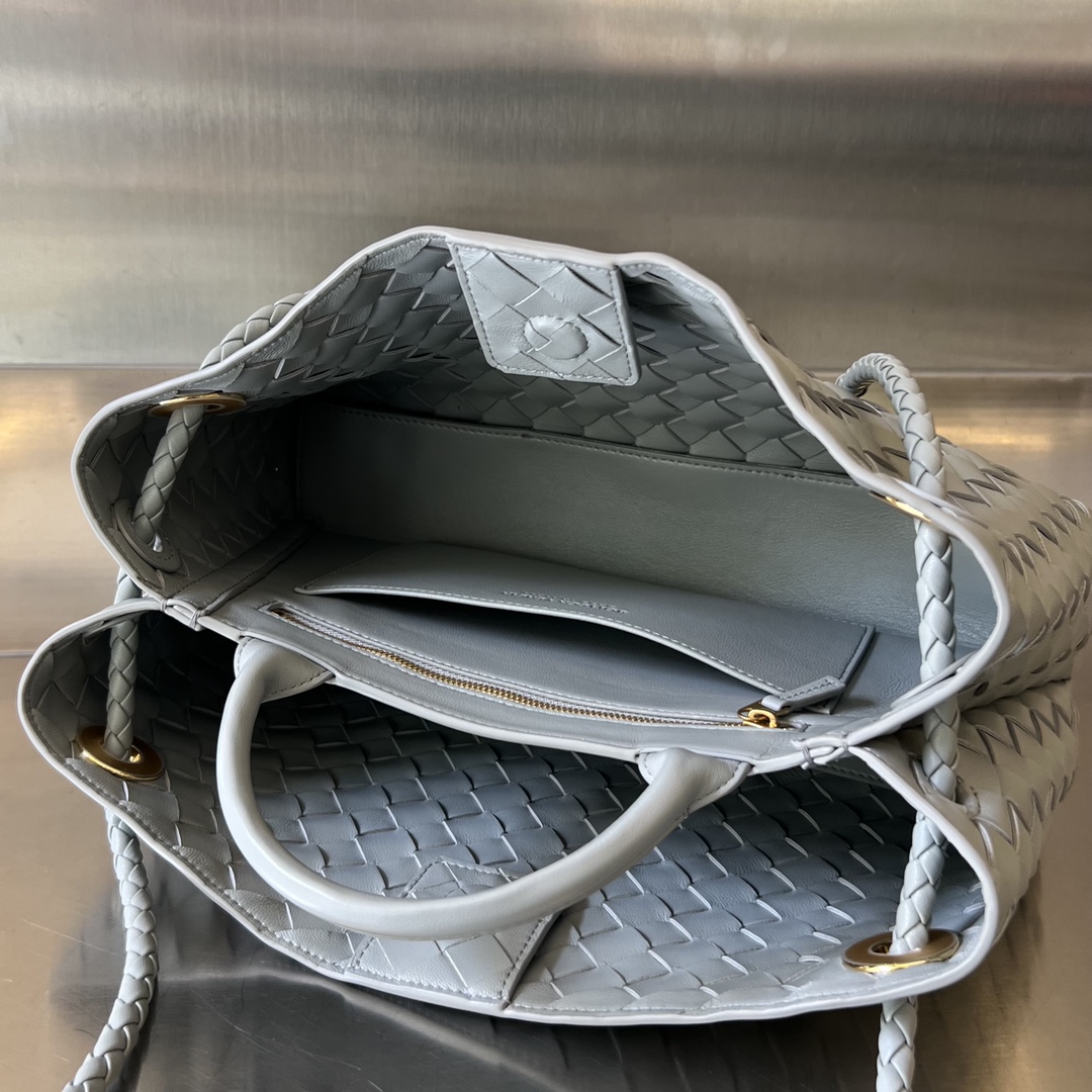 Bagsaaa B0tt*ga Ven*ta Andiamo Grey - 29x18x10cm