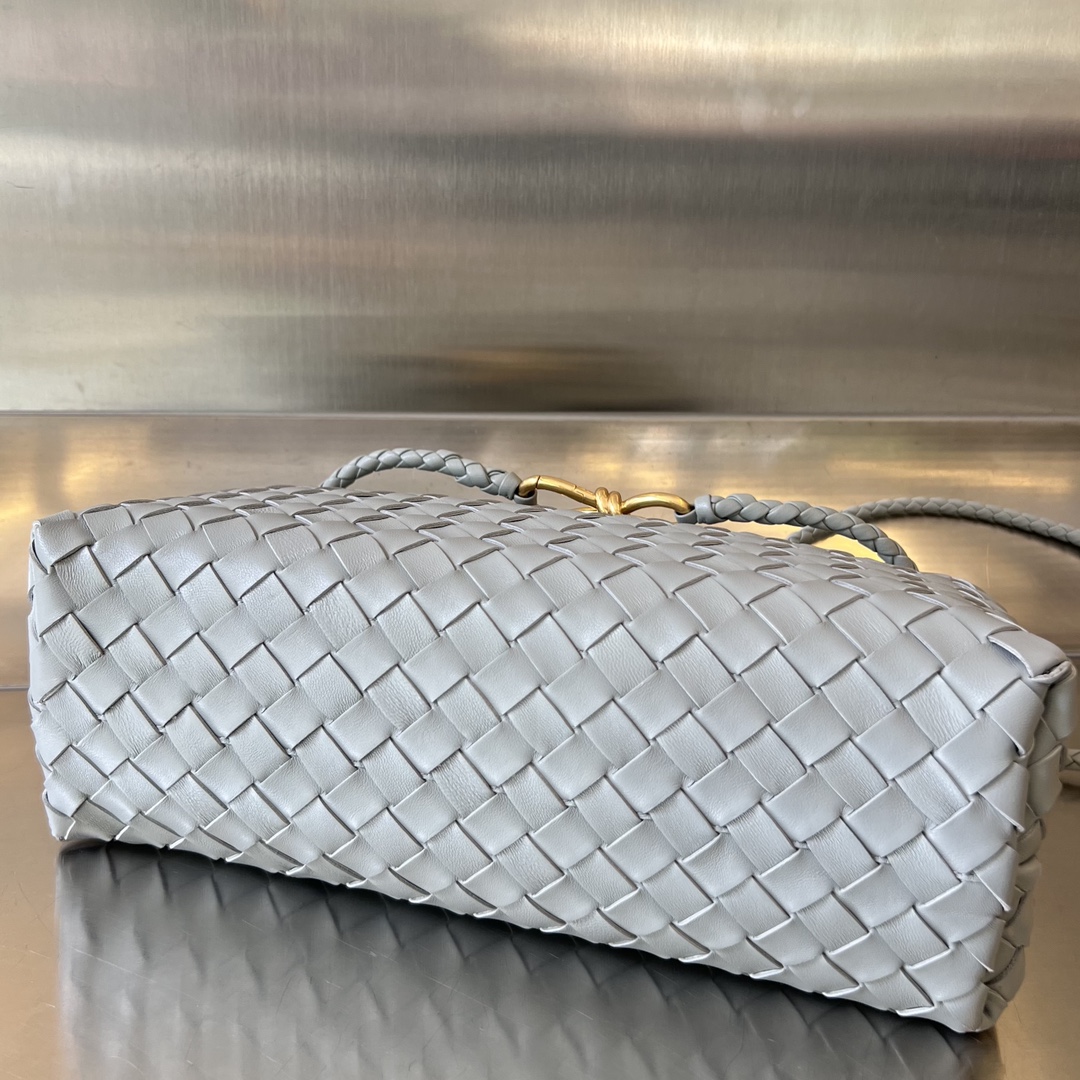Bagsaaa B0tt*ga Ven*ta Andiamo Grey - 29x18x10cm
