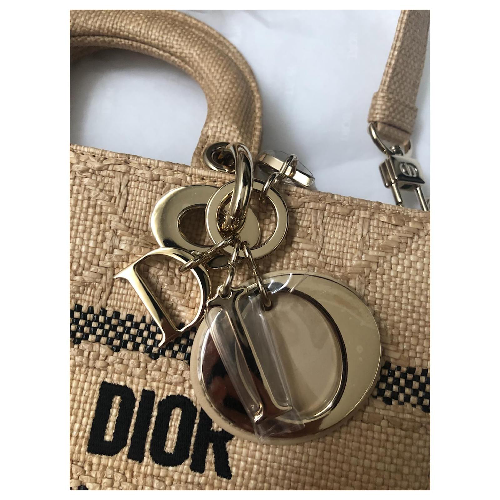 Bagsaaa D10r Lady Medium D-Joy Bag Natural Cannage Raffia