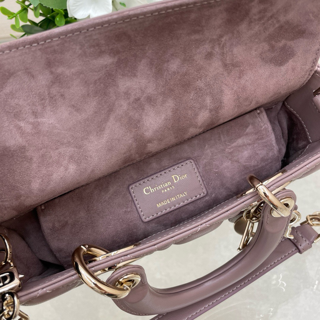 Bagsaaa D10r Lady D - Joy Small In Pink Leather - 22x12x6 cm