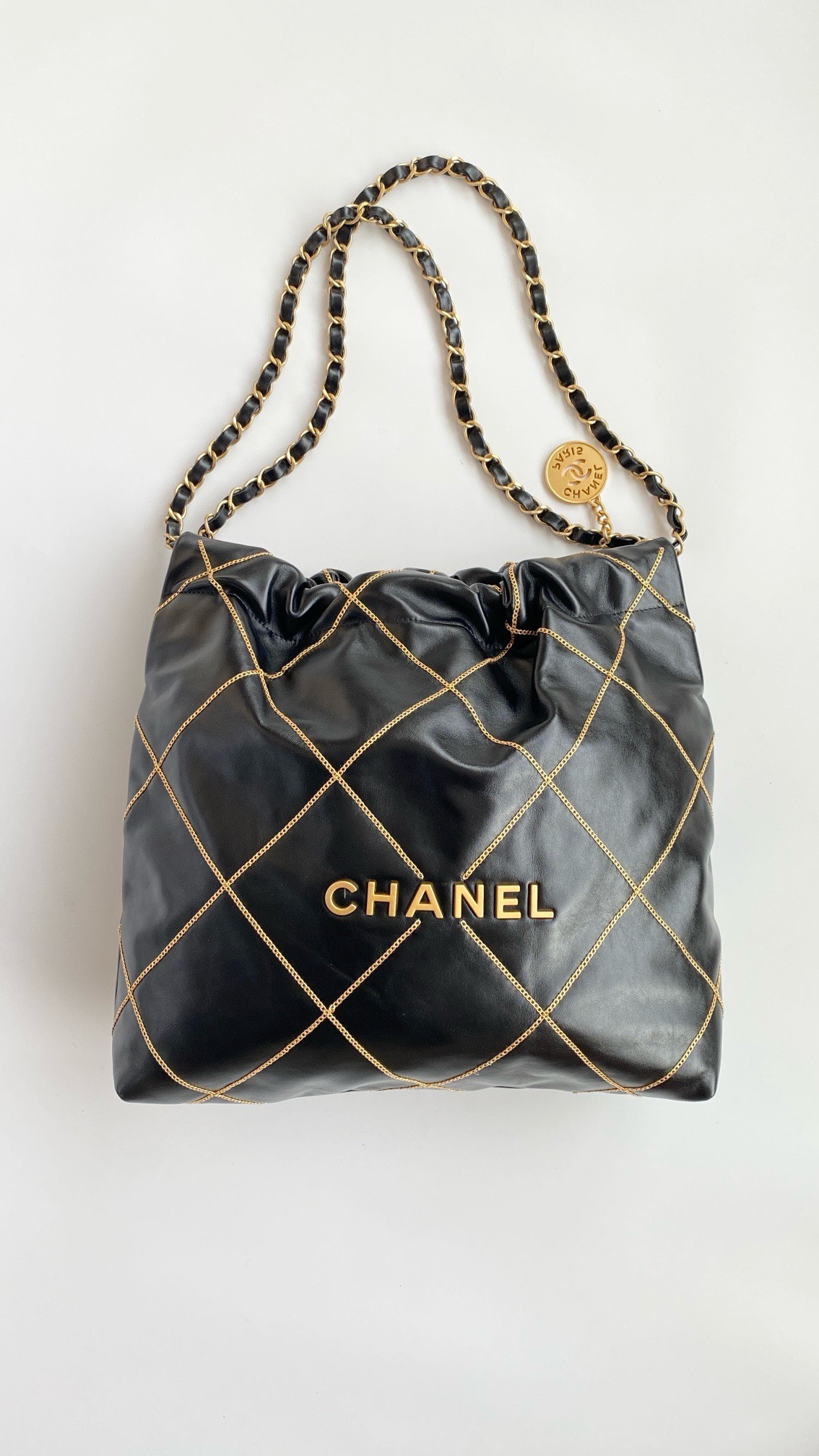 Bagsaaa Ch**ell 22 Bag In Black Leather - 35x35x8x42cm
